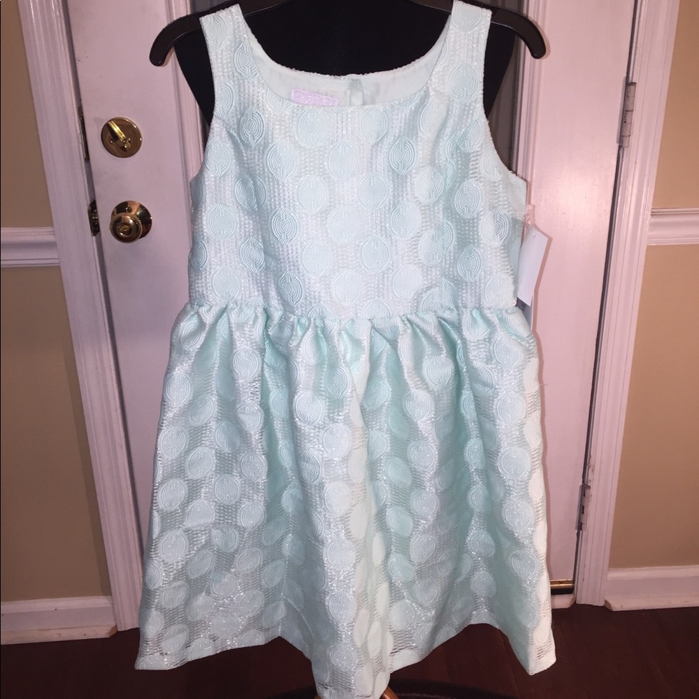 NWT Marmellata Mint Green Girls Dress, Size 12